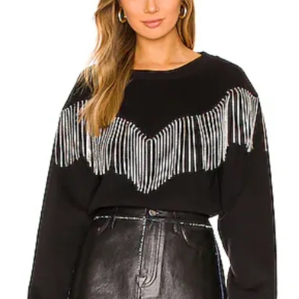 All Saints | Jaine Tassel Sweatshirt | Size Small